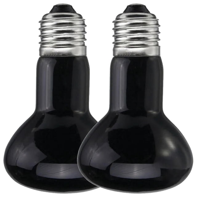 Bombillas para Animales VentDepot RadiGlowBlack 2Pzas 220V 100W 60Hz Luz Negra