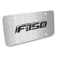 thumbnail image 3 of Ford F-150 3D Logo on Logo Pattern Brushed Aluminum License Plate, 3 of 7