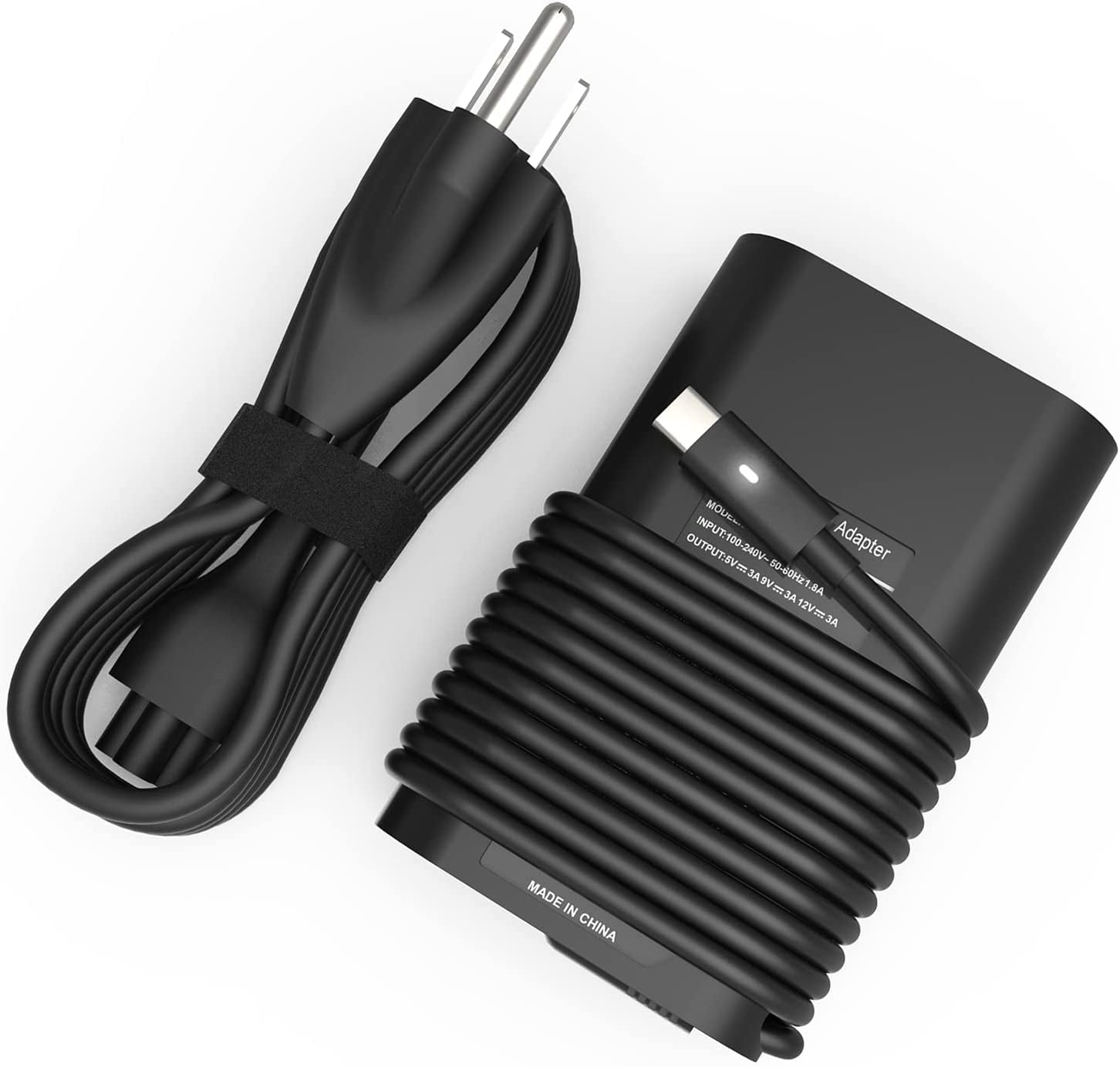 65W 45W USB C Laptop Charger for Dell Latitude 5420 7420 5520 7390 7370  5285 5289 5290 7275 7285 7400 7410 5179 XPS 13 9350 9360 9365 9370 9380  Chromebook 3100 5190 Type-C AC Adapter Power Supply Cord 