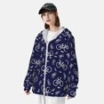 thumbnail image 3 of Saiise Bicycle1 Pattern Sun Protection Hoodie for Men and Women, Lightweight Quick-Dry Windproof with Hood and Zip-Large, 3 of 7