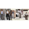 thumbnail image 6 of Fantaslook Womens Wide Leg Pants Casual Lounge Pull on Pant Soft Stretchy Trousers with Pockets for Daily Work Travel, 6 of 9