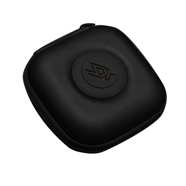 Audífonos Bolsa de almacenamiento para KZ Estuche de absorción de impacto portátil cuadrado de PU (negro) WDOplteas Para estrenar