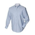 thumbnail image 2 of Henbury Mens Long Sleeve Classic Oxford Work Shirt, 2 of 3