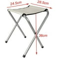 thumbnail image 6 of Folding Camping Stools To Sit On Portable Lightweight Aluminum Stool, Folding Stools for Adults, Outdoor Stools for Sitting Portable for Picnic, Camp, Beach, Fishing, BBQ, Hiking, 6 of 8