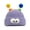 B, variant on Adult Knitted Hat with Cartoon Monsters Winter Student Outdoor Cycling Skiing Climbing Hat Cold Weather Keep Warm Hat