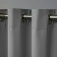 thumbnail image 2 of Exclusive Home Academy Total Blackout Grommet Top Curtain Panel Pair, 52"x63", Silver, 2 of 4