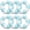 Macaron Blue, variant on 47.24 Inch Jumbo Inflatable Pool Floats for Adult White Striped Pool Inner Rings Swimming Inflatable Floaties Tube Women Summer Beach Bachelorette Wedding Decor