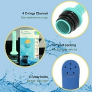 Travelwant 2Pcs/Set Backpacking Bidet - Portable Bidet for Toilet - Travel Bidets, Universal Shower Pipe for Traviling. Discreet,Ecological,Mini, Elderly,Sprayer,Personal,Handheld