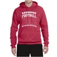 thumbnail image 2 of Wild Bobby, Football Dad Better Than a Regular Dad Father's Day Unisex Hoodie Sweatshirt, Vintage Heather Red, Small, 2 of 6