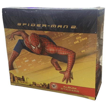 2004 Panini Marvel Spider-Man 2 Sealed 48 Album Sticker Pack Box - Brand New, Collectable Trading Cards
