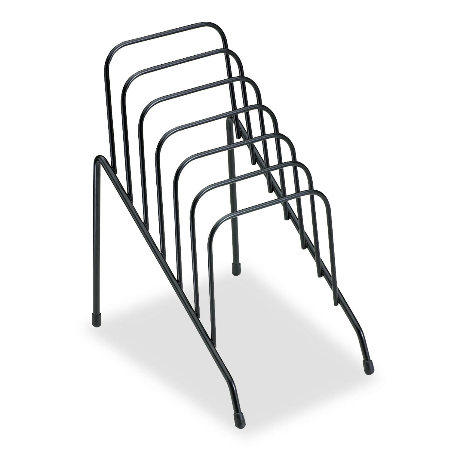 Fellowes Wire Step File Jr 6 Comp Steel 4 3/8 x 6 1/2 x 7 3/4 Black 72613