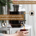 thumbnail image 4 of BTaT- Cold Brew Coffee Maker, 1 Gallon Mason Jars Drink Dispenser, Gallon Cold Brew Coffee Maker, Iced Tea Maker, Cold Brew Coffee Carafe, Beverage Dispenser, Glass Dispenser, Cold Brew System, 4 of 5