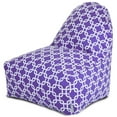 thumbnail image 1 of Majestic Home Goods Indoor Purple Links Bean Bag Kick-it Chair 30 in L x 26 in W x 30 in H, 1 of 6