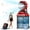 Red&Black 30L, variant on 15L Portable Misting Fan with Wheels, 30000mAh Rechargeable Battery Operated Outdoor Fan, 4 Speeds & 4 Mist Modes, 90° Auto-Oscillation, for Patio, Camping, Jobsite, BBQ
