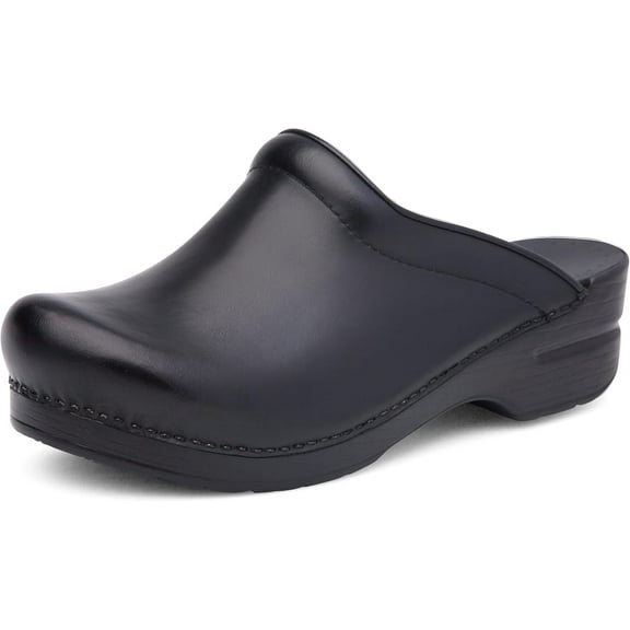 Dansko Women's Sonja Mule, Black Cabrio, 37