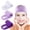 White,Purple,Dark Purple, variant on 3Pcs Spa Facial Headband Make Up Wrap Head Terry Cloth Headband Adjustable Washable Towel for Shower Makeup Face Washing Skincare Facial Treatment Sport Fits (White, Black, Pink)