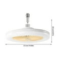 thumbnail image 4 of Xihbxyly Lámpara de Ventilador de Techo, Diseño Moderno y Cerrado, Fuente de Luz Led Regulable, Funcionamiento Silencioso y Control Remoto, Ideal para Dormitorio y Sala de Estar, Decoración Elegante, 4 of 7