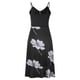 thumbnail image 4 of Moda mujer vestidos con cuello en v verano impresión casual sin mangas vacaciones playa hasta la rodilla vestido Fridja  hjkh6526, 4 of 4