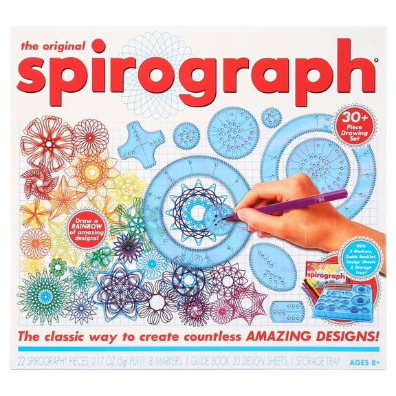 The Original Spirograph Kit with Markers, by PlayMonster - Ages 8 
