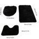 thumbnail image 2 of Juego de alfombras de baño de 3 piezas | Alfombra de baño supersuave y absorbente con base antideslizante | Estilo moderno para baño, ducha y bañera | Lavable a máquina y de secado rápido, 2 of 7