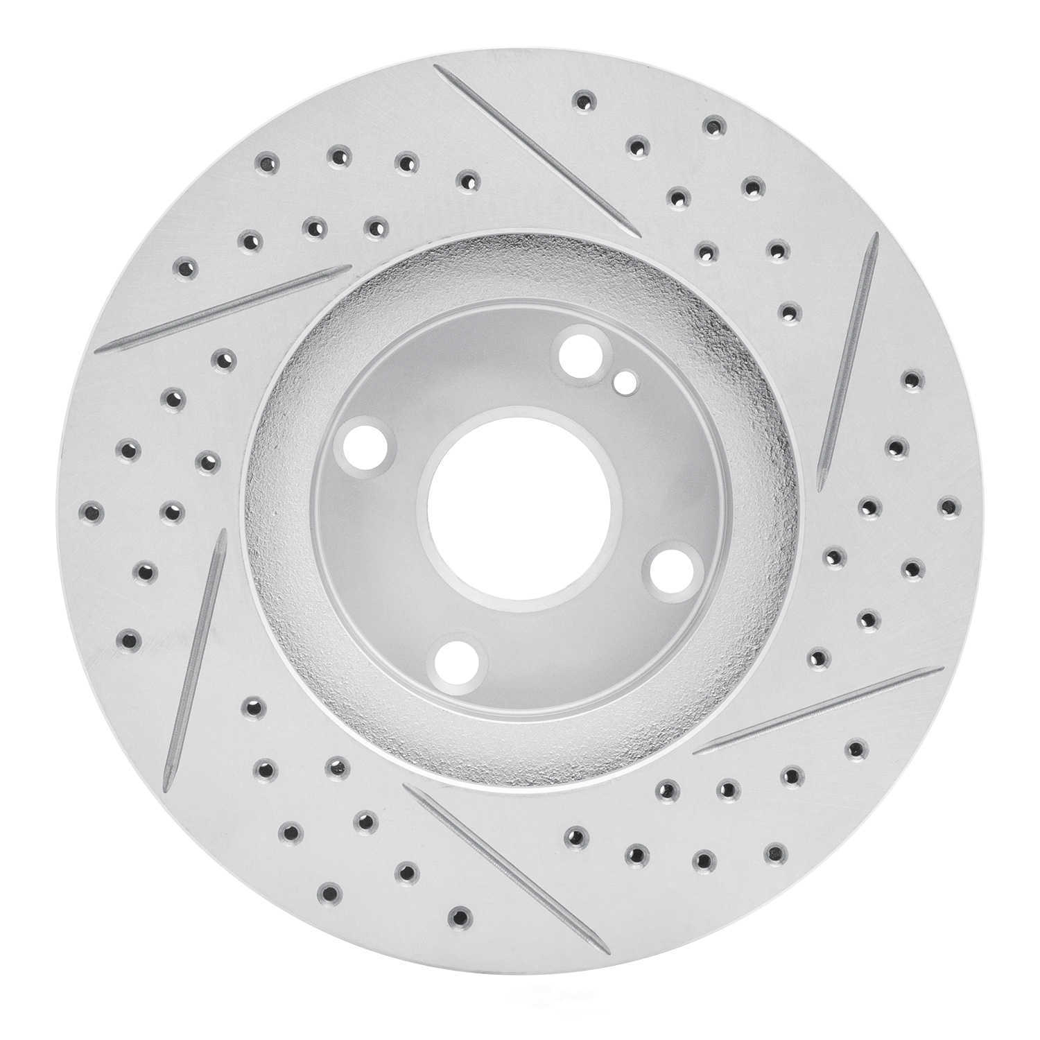 Dynamic Friction Company 830-80036L DFC Geoperformance Rotor - Drilled and Slotted