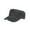 Black, variant on Military Cadet Flat Cap For Men Women Washed Vintage Adjustable Buckle Sun Hat Khaki