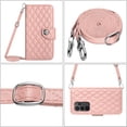 thumbnail image 6 of for Samsung Galaxy A53 5G Wallet Case, Elegant Card Holder Cash Slot PU Leather Kickstand Shoulder Strap Shockproof Protective Flip Women Girls Case Cover for Samsung Galaxy A53 5G, Coralpink, 6 of 6
