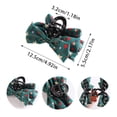 thumbnail image 6 of Yoyauz Christmas Hair Clip For Women, Christmas Tree Snowman Santa Claus Winter Strong Grip Clip, Suitable For Thick And Fine Hair Acrylic Hair Clip, 6 of 6