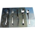 thumbnail image 1 of SHIBA-Cutlery Set 18/10 Stainless Steel Flatware Set Kitchen Silverware Tableware Dinnerware Utensil Set Steak Knife,Mirror Polished Silver,5-Piece Set, Service for 1, 1 of 4