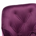 thumbnail image 5 of Comfortable Rocking Chair Accent Chair for Elderly and Adults, Home Rocking Accent Chair for Leisure Time, Modern Comfy Single Sofa Chair Rocker Armchair for Bedroom Living Room Office, Purple, 5 of 7