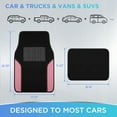 thumbnail image 5 of Road Comforts Hyper Pillar Car Floor Mat - All-Weather, Universal Fit for Most Cars Pink, 5 of 8