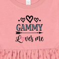 thumbnail image 4 of Inktastic Gammy Loves Me Grandchild Girls Baby Dress, 4 of 5