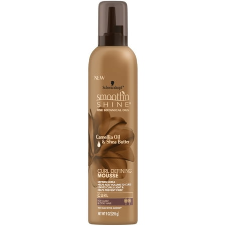 - Smooth 'n Shine Curl Defining Mousse, 9 Ounce