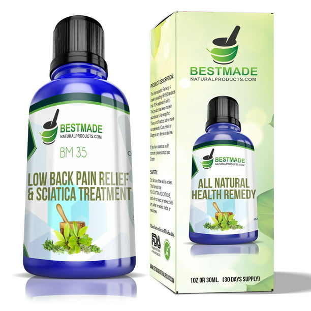 Bestmade Natural Products Low Back Pain Relief And Sciatica Treatment