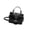 Black, variant on Women Box Bag PU Leather Messengers Bag Trendy Shoulder Bag Color Handbag Purse All-Matching Crossbody Bag