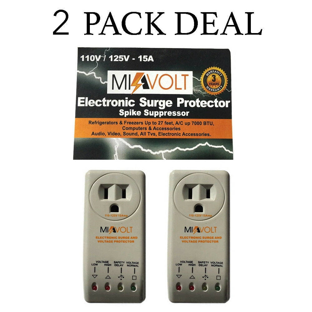 8 PACK New Refrigerator 1800 Watts Voltage Brownout Appliance Surge Protector 