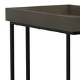 thumbnail image 3 of Simpli Home Gallagher SOLID MANGO WOOD and Metal 12 inch Wide Rectangle Industrial C Side Table in Walnut Brown, Fully Assembled, 3 of 10