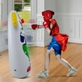 thumbnail image 4 of Jet Creations Clown Punching Bag for Kids Inflatable Figure with Squeak Sound Weighted Bottom (You Fill Water or Sand), 1 pc, Multi, 42 inch Tall, 4 of 6