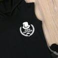 thumbnail image 3 of Toddler Baby Boys Summer Casual Letter Print Sleeveless Hooded Tank Top Shorts Set Baby 2Pcs, 3 of 6