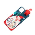 thumbnail image 2 of Christmas Mobile Phone Case Snowflake Santa Claus TPU Protective Cover, Replacement for iPhone 12 Mini, Type 7 Workhe, 2 of 7