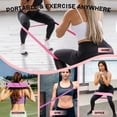 thumbnail image 4 of Long and Short Fabric Resistance Bands with Door Anchor 7 PCS, Non-Slip Stretch Booty Bands for Working Out Women & Men, Loop Exercise Elastic Bands for Home Physical Therapy Yoga Pilates, 4 of 8