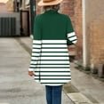 thumbnail image 7 of Dasayo Women's Tops and Blouses Open Front Fall Long Sleeve Lightweight Striped Cardigans Shirts for Women Trendy L, 7 of 7