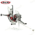 thumbnail image 4 of Arashi (Version 2.0) Rearsets for Suzuki Hayabusa GSXR 1300 2008-2020 Motorcycle Adjustable Footrests FootPegs Rear Sets GSX-R1300 GSX-R 1300 GSX1300R Gray 2011 2012 2013 2014 2015 2016 2017 2018, 4 of 6