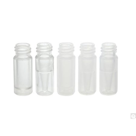 12 x 32 mm 500 l Natural TPX Big Mouth Limited Volume Vial with 10-425 mm Neck Finish - Pack of 1000