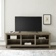 thumbnail image 2 of 70 inch Wood Media TV Stand Storage Console in Grey Wash, 2 of 6