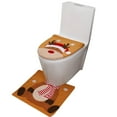 thumbnail image 6 of DefiDgd Christmas Elk Toilet Seat Cover Decoration Set with Rug,Xmas Party Accessories for Indoor Bathroom Decor(A), 6 of 8
