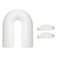 thumbnail image 2 of Cubierta para manguera de aire acondicionado portátil, funda aislante universal, práctica y fácil de instalar. Blanco, 2 of 9