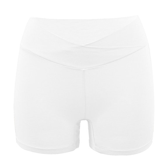 Fewfanhot Women's Tummy Control Workout Shorts, Mid Waist Breathable Quick-Dry Yoga Shorts Seamless Compression Anti-Chafing Safety Shorts for Fitness, Running