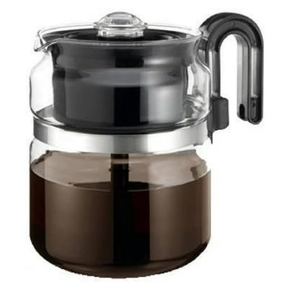 One-All Percolator 8 Cup 7 in. Dia. X 5.6 in. H Black Handle