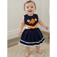 thumbnail image 6 of Rovasas Girl Cheerleading Outfits Contrast Color Sports Tank Tops A-line Skirt, 6 of 9